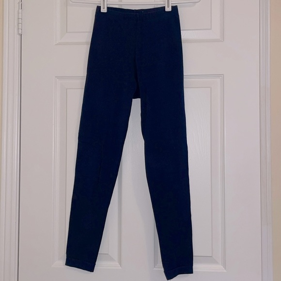 2/$90 Gildamarx Navy Blue Cotton Blend Leggings Women’s Medium EUC - Picture 1 of 3